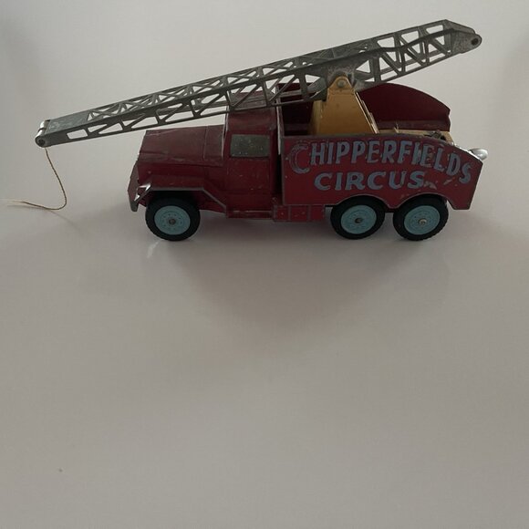 Vintage Corgi Major Toys No 1121 Chipperfields Int Circus Crane Truck 6x6 Red - Picture 1 of 16